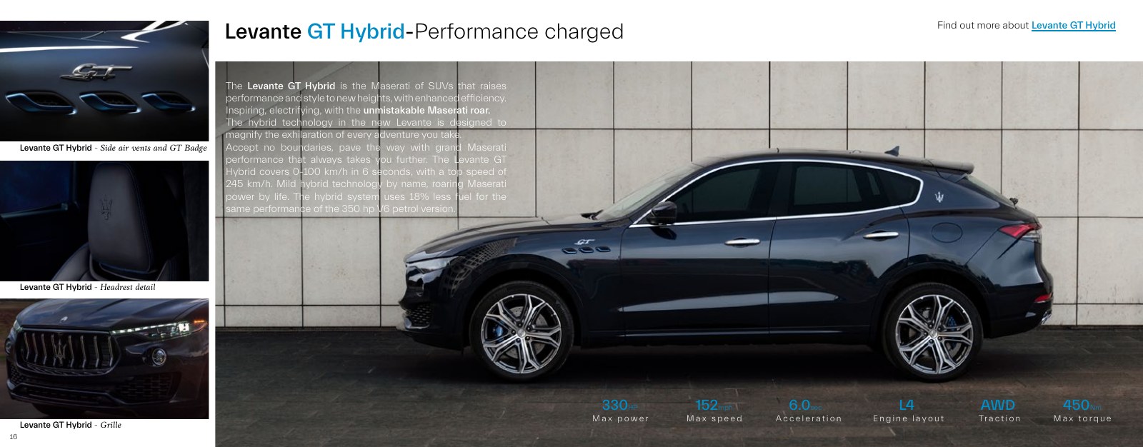 Nội thất Maserati Levante